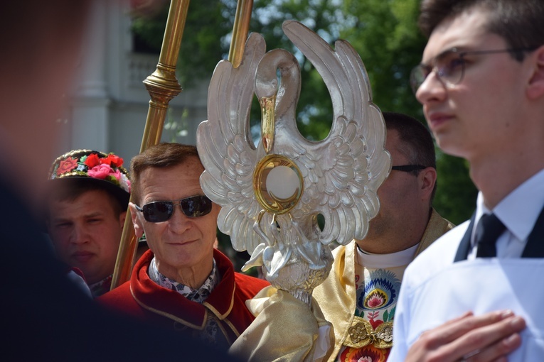 Boże Ciało w Łowiczu. Procesja.