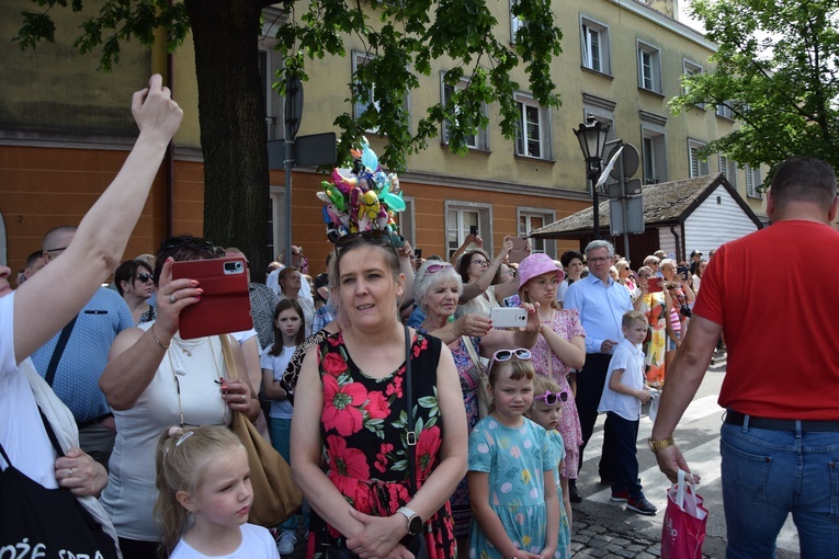 Boże Ciało w Łowiczu. Procesja.