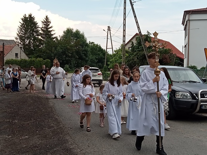 Procesja Bożego Ciała w Strzelcach