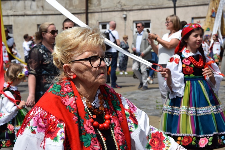 Boże Ciało w Łowiczu. Procesja.