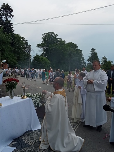 Procesja Bożego Ciała w Strzelcach