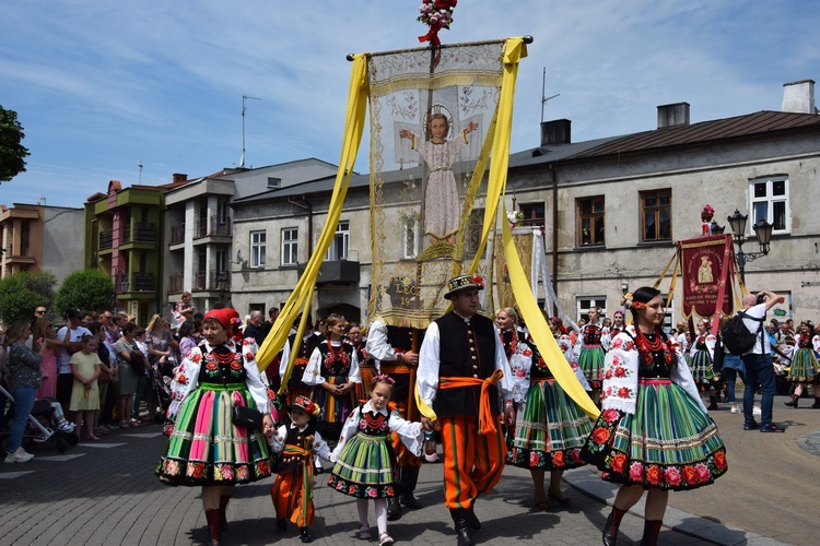 Boże Ciało w Łowiczu. Procesja.