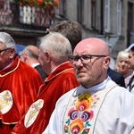 Boże Ciało w Łowiczu. Procesja.