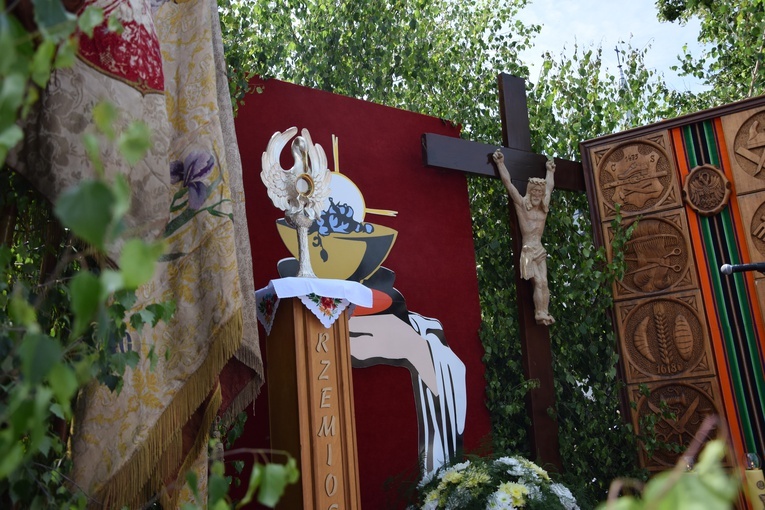 Boże Ciało w Łowiczu. Procesja.