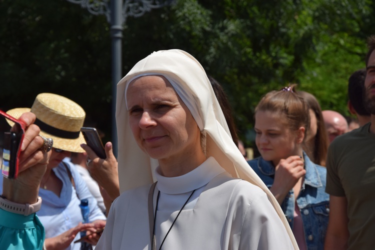 Boże Ciało w Łowiczu. Procesja.