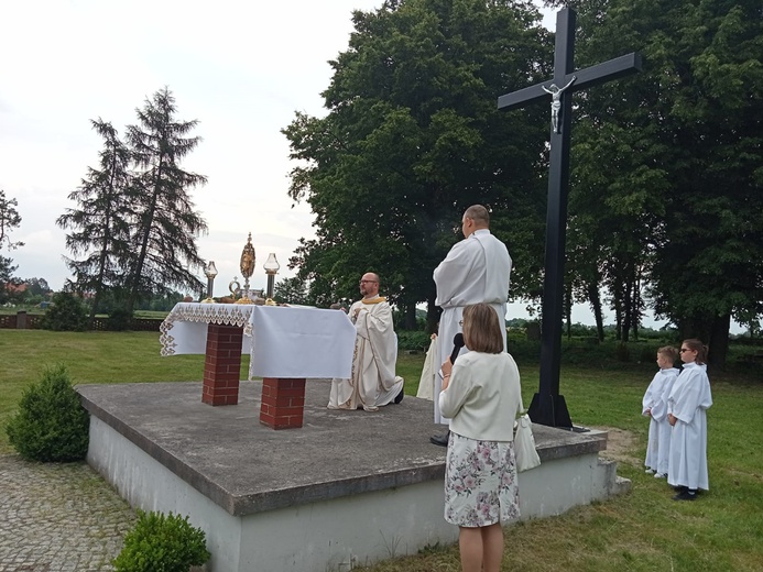 Procesja Bożego Ciała w Strzelcach