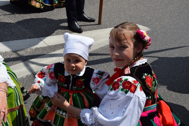 Boże Ciało w Łowiczu. Procesja.