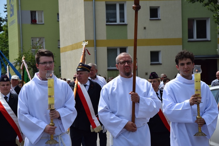 Boże Ciało w Łowiczu. Procesja.