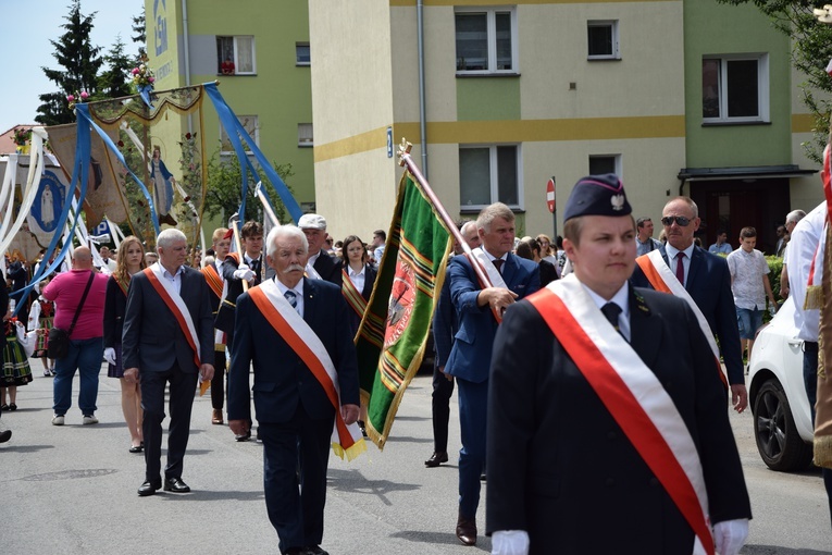 Boże Ciało w Łowiczu. Procesja.