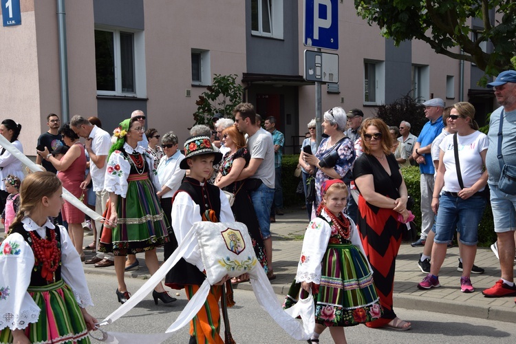 Boże Ciało w Łowiczu. Procesja.