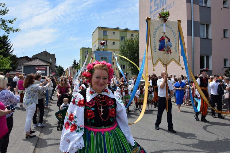 Boże Ciało w Łowiczu. Procesja.