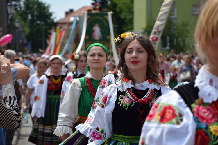 Boże Ciało w Łowiczu. Procesja.