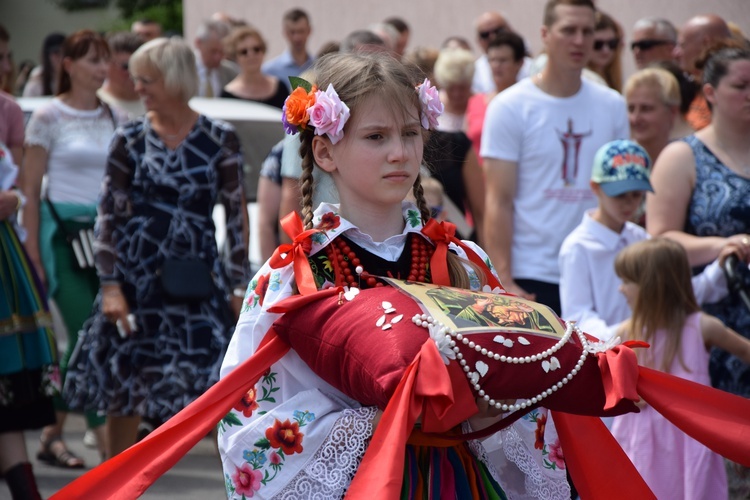 Boże Ciało w Łowiczu. Procesja.