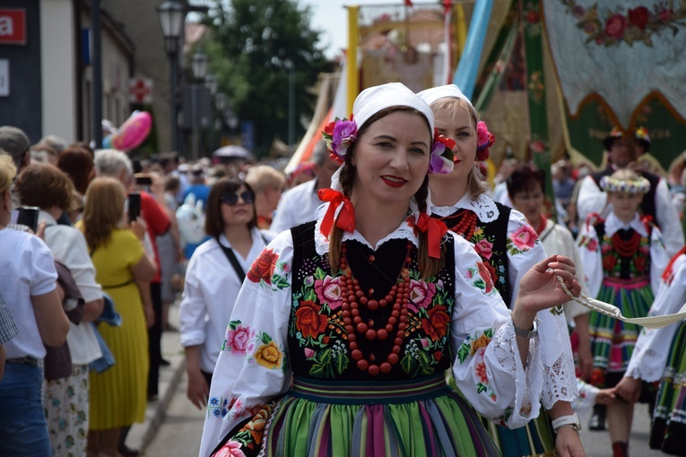 Boże Ciało w Łowiczu. Procesja.