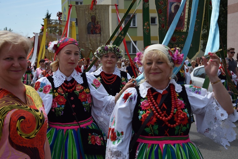 Boże Ciało w Łowiczu. Procesja.