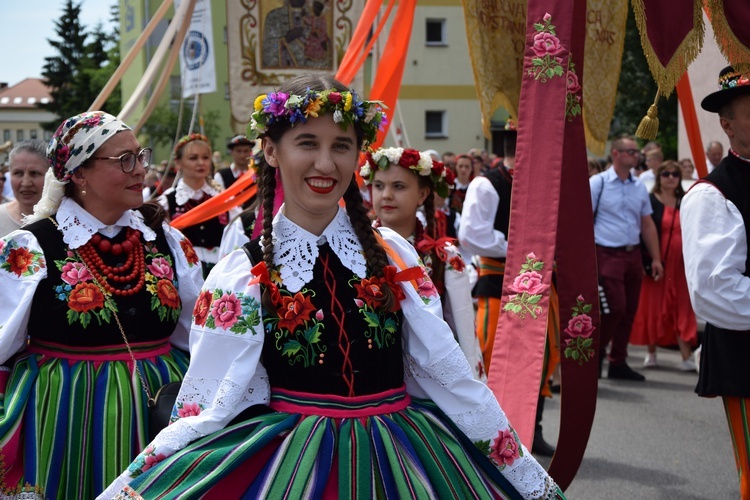 Boże Ciało w Łowiczu. Procesja.