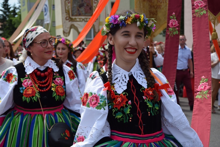 Boże Ciało w Łowiczu. Procesja.