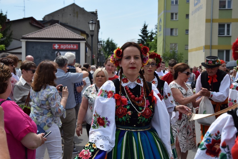 Boże Ciało w Łowiczu. Procesja.
