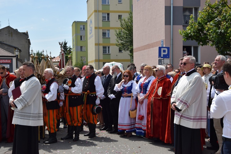 Boże Ciało w Łowiczu. Procesja.