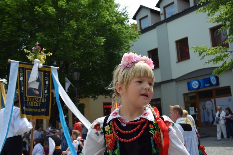 Boże Ciało w Łowiczu. Procesja.