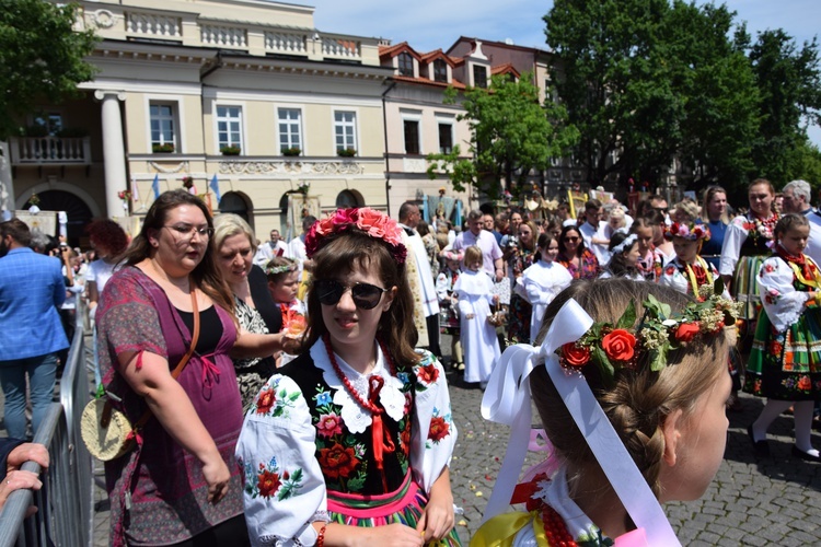 Boże Ciało w Łowiczu. Procesja.