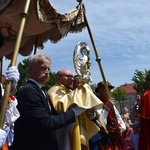 Boże Ciało w Łowiczu. Procesja.