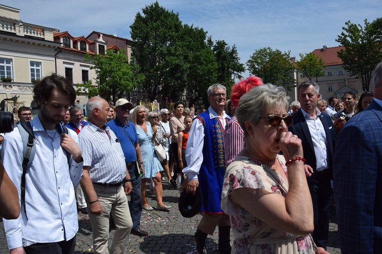 Boże Ciało w Łowiczu. Procesja.