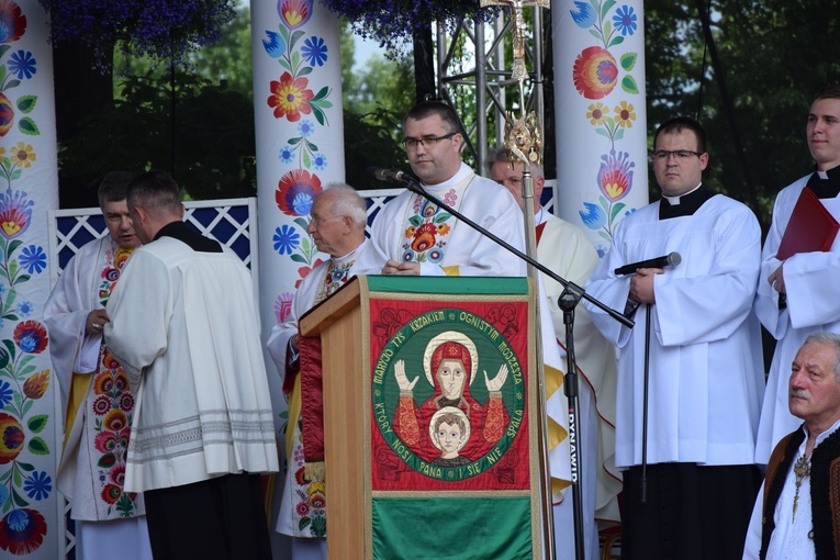 Boże Ciało w Łowiczu. Procesja.