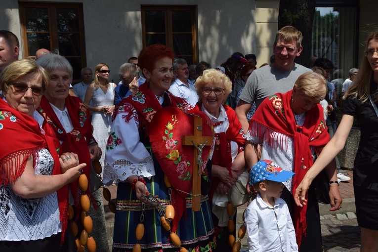 Boże Ciało w Łowiczu. Procesja.