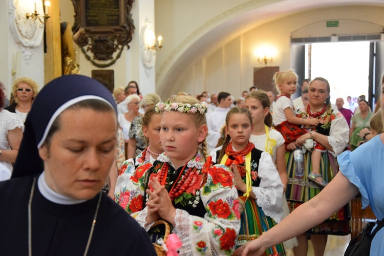 Boże Ciało w Łowiczu. Procesja.