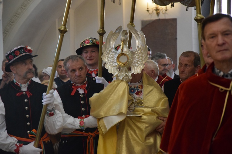 Boże Ciało w Łowiczu. Procesja.