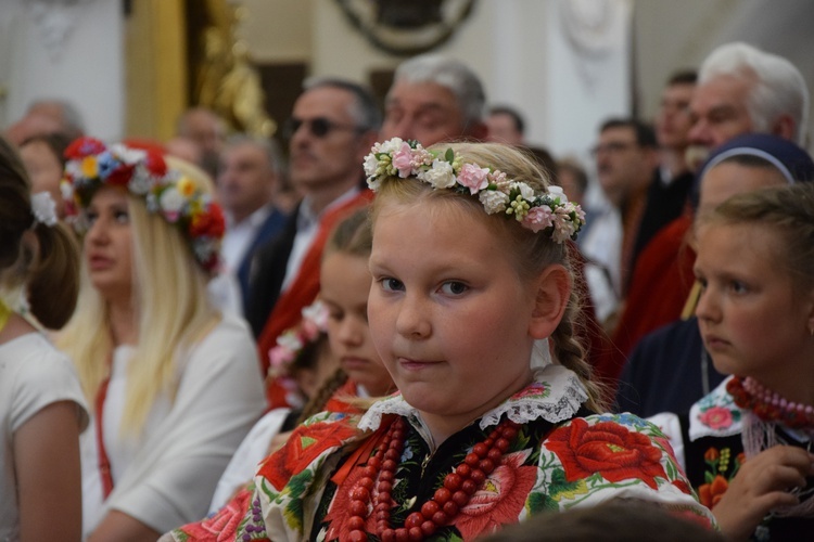 Boże Ciało w Łowiczu. Procesja.