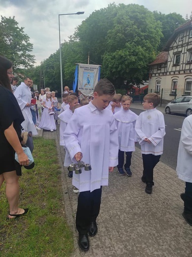 Boże Ciało u św. Maksymiliana Marii Kolbego w Wałbrzychu