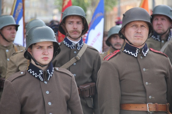 Katowice. Wjazd generała Szeptyckiego na rynek - inscenizacja historyczna