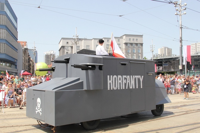 Katowice. Wjazd generała Szeptyckiego na rynek - inscenizacja historyczna