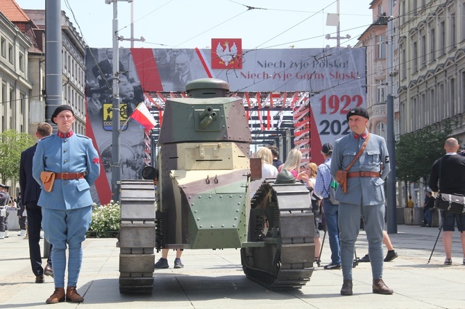 Katowice. Wjazd generała Szeptyckiego na rynek - inscenizacja historyczna