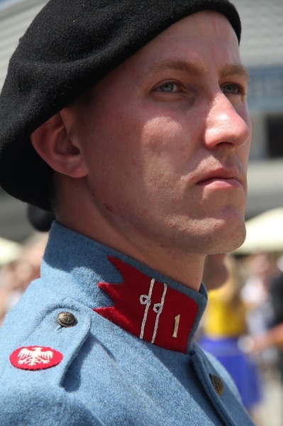 Katowice. Wjazd generała Szeptyckiego na rynek - inscenizacja historyczna