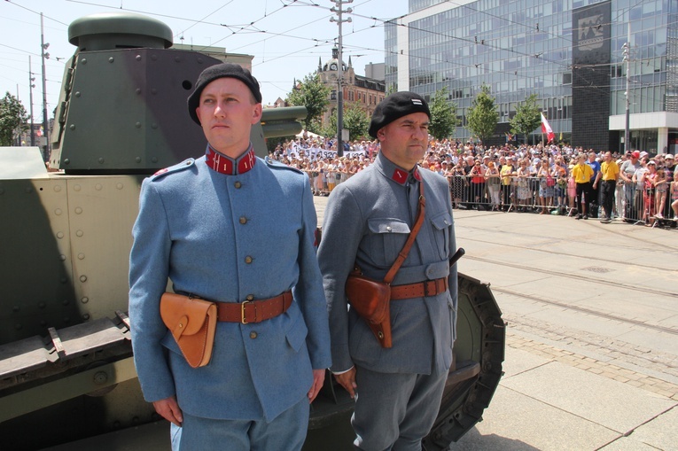 Katowice. Wjazd generała Szeptyckiego na rynek - inscenizacja historyczna