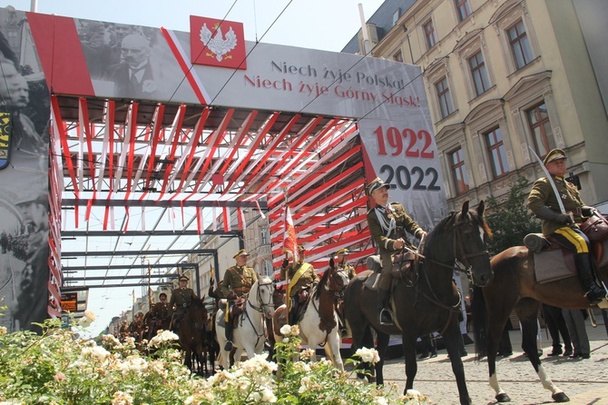 Katowice. Wjazd generała Szeptyckiego na rynek - inscenizacja historyczna