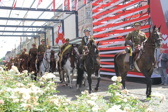 Katowice. Wjazd generała Szeptyckiego na rynek - inscenizacja historyczna