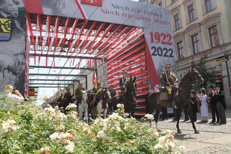 Katowice. Wjazd generała Szeptyckiego na rynek - inscenizacja historyczna