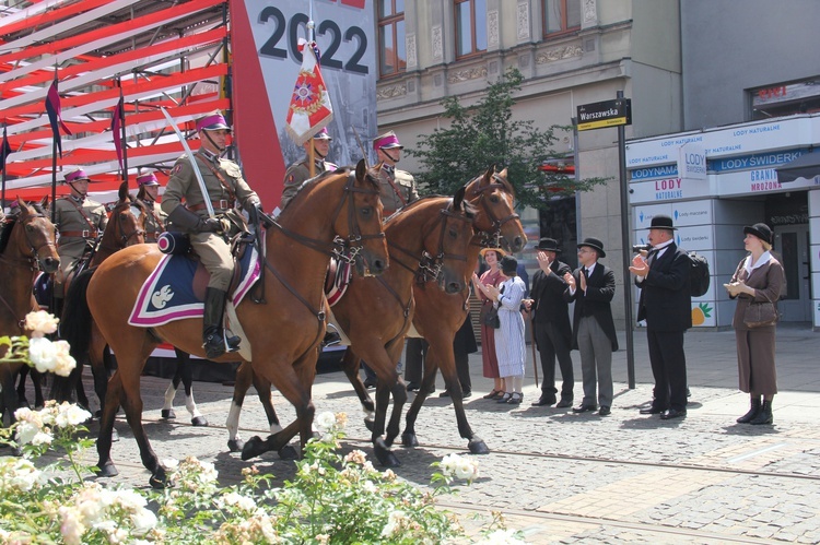 Katowice. Wjazd generała Szeptyckiego na rynek - inscenizacja historyczna