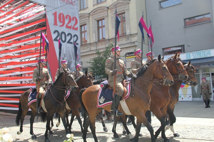 Katowice. Wjazd generała Szeptyckiego na rynek - inscenizacja historyczna