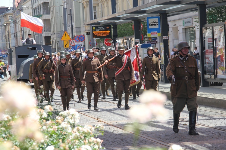 Katowice. Wjazd generała Szeptyckiego na rynek - inscenizacja historyczna