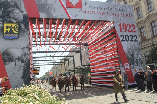 Katowice. Wjazd generała Szeptyckiego na rynek - inscenizacja historyczna