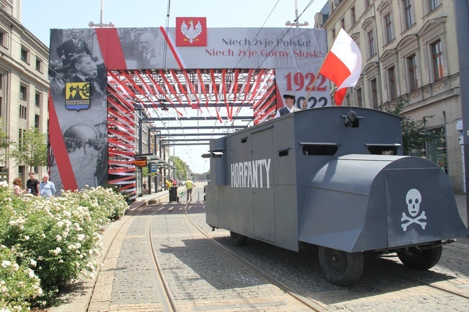 Katowice. Wjazd generała Szeptyckiego na rynek - inscenizacja historyczna