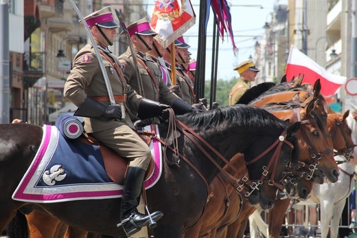 Katowice. Wjazd generała Szeptyckiego na rynek - inscenizacja historyczna