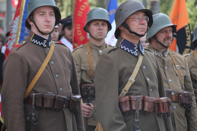 Katowice. Wjazd generała Szeptyckiego na rynek - inscenizacja historyczna