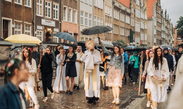 Gdańsk. Akademicka Procesja Bożego Ciała