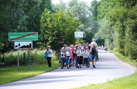 ▲	Pierwszego dnia pątnicy dotarli do Nowej Cerkwi. Do celu doszli kolejnego dnia przed godz. 16.